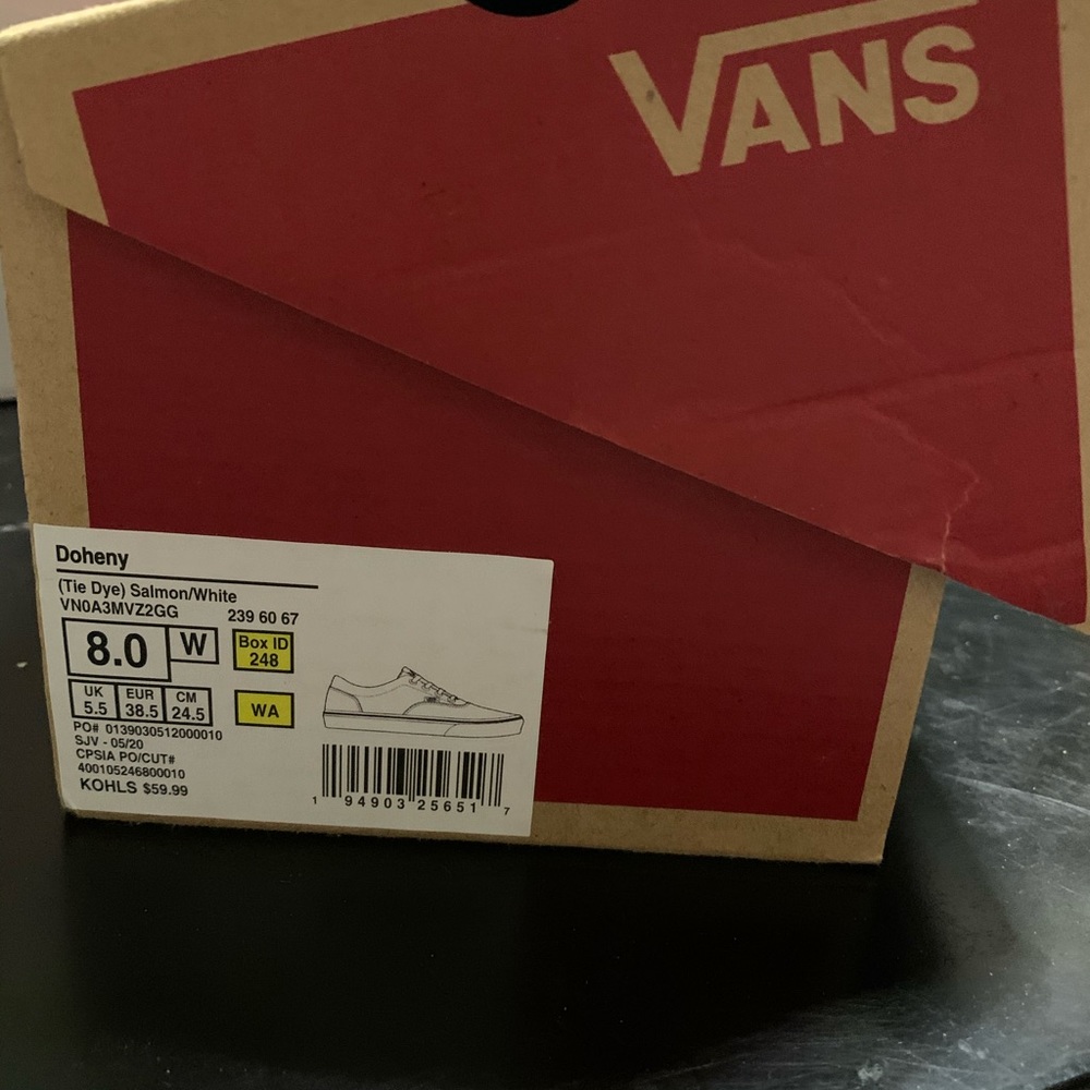 Van Tennis Shoes women’s size 8